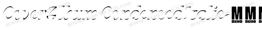 CoverAlbum CondensedItalic字体转换